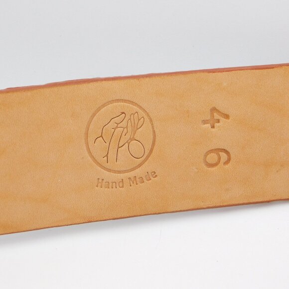 Los Altos Python Skin Cowboy Belt | Rustic Cognac |Oval Python Buckle | EUC | 46 - Picture 6 of 11